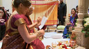 Gauri Pooja Hindu wedding